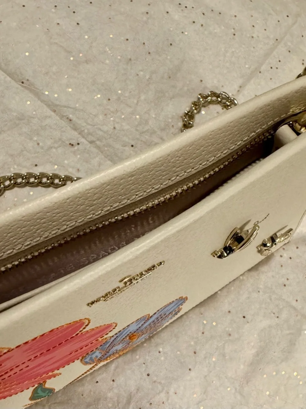 kate spade Cream Floral Appliqué Crossbody - Picture 4 of 4